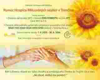 Pomoc hospicu milosrdných sestier v Trenčíne